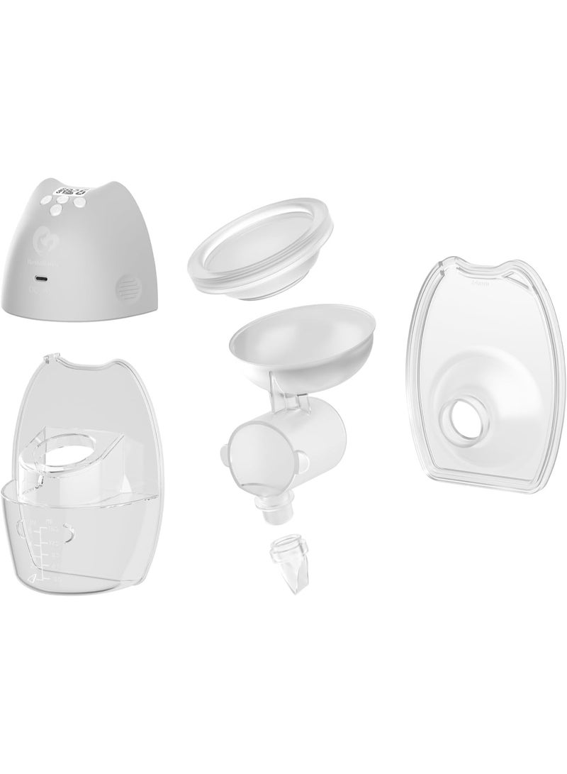 Bellababy Hands-Free Breast Pump Wearable with Storage Box, LED Display Electric Breast Pumps Wireless Portable, 4 Modes & 9 Levels Suction, 2 Packs. - Image 4